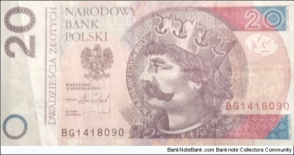 Poland 20 Złotych
BG 1418090 Banknote