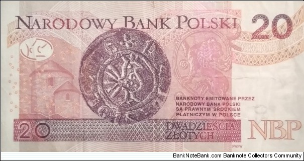 Banknote from Poland year 2016