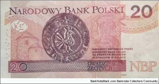 Banknote from Poland year 2016