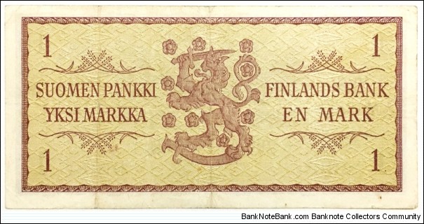 Banknote from Finland year 1963