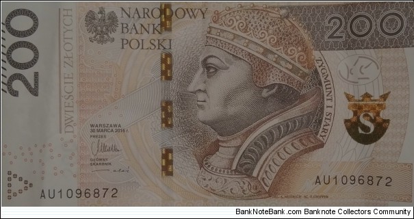 Poland 200 Złotych
AU 1096872 Banknote