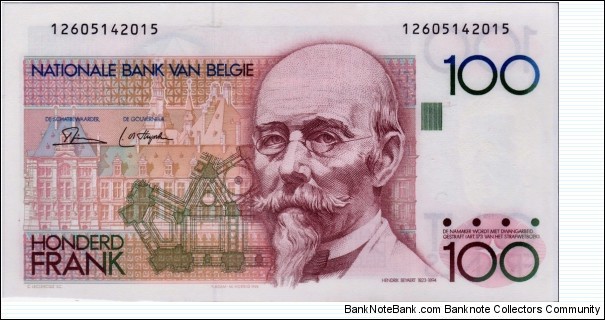 P-140 100 Francs Banknote