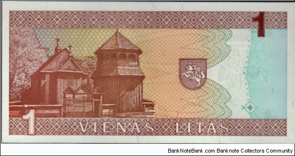 Banknote from Lithuania year 1993