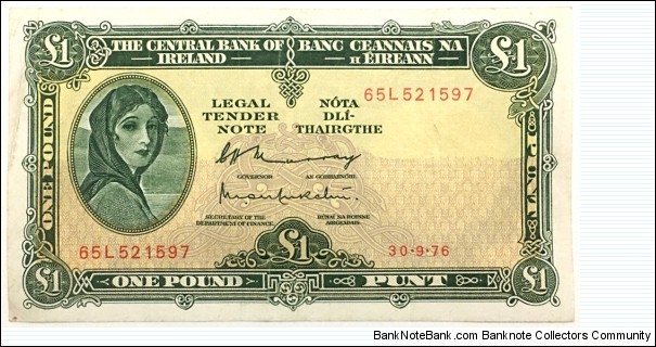 1 Pound (1976) Banknote