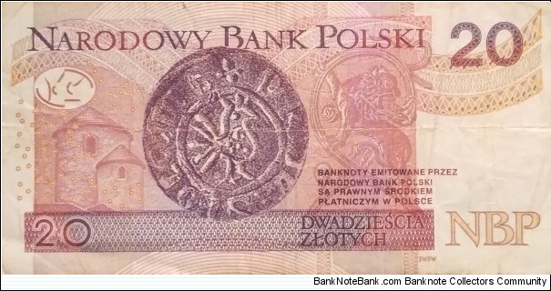 Banknote from Poland year 2016