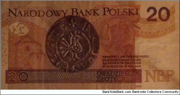 Banknote from Poland year 2016