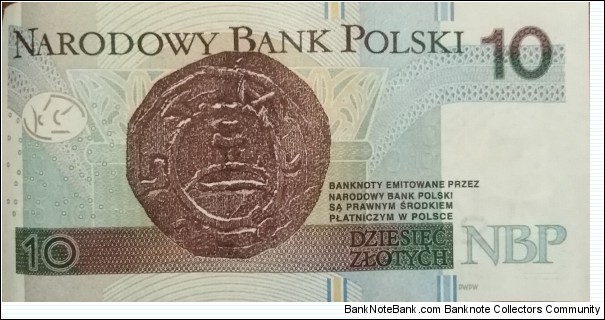 Banknote from Poland year 2016