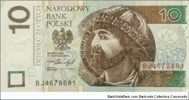 Poland 10 Złotych
BJ 4678681 Banknote