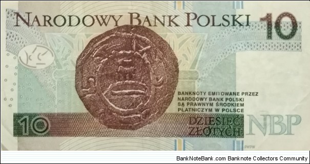 Banknote from Poland year 2016