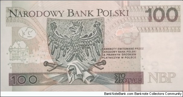 Banknote from Poland year 2012