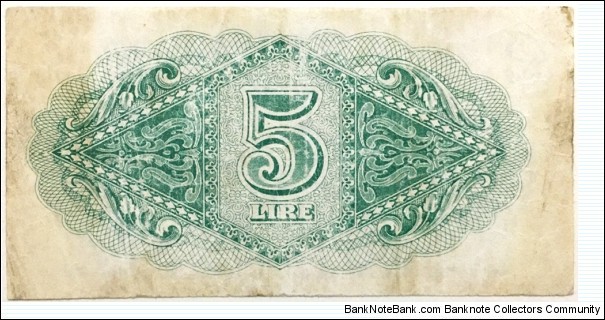 Banknote from Libya year 1943