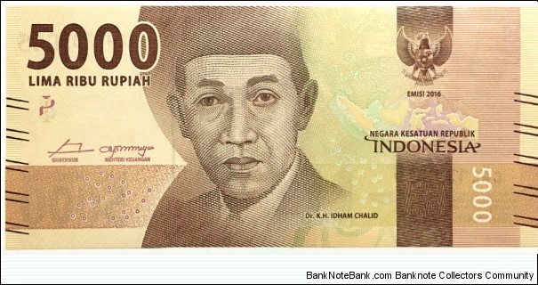 5000 Rupiah Banknote