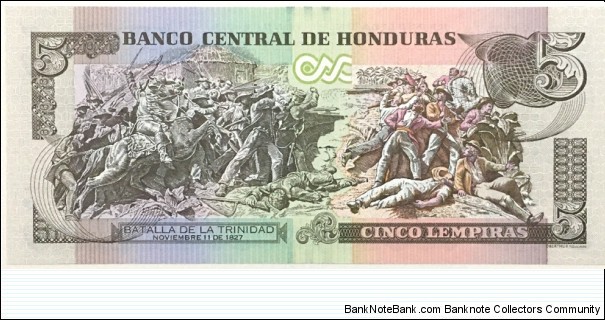 Banknote from Honduras year 2014