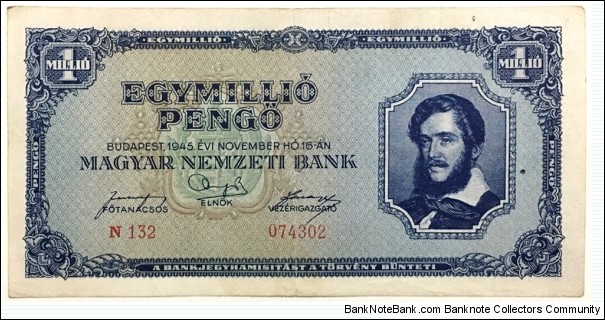 1.000.000 Pengo Banknote