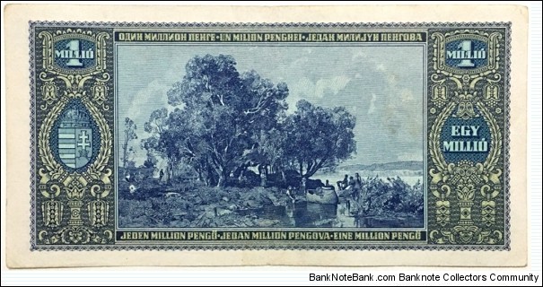 Banknote from Hungary year 1945