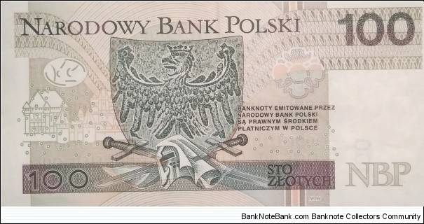 Banknote from Poland year 2012