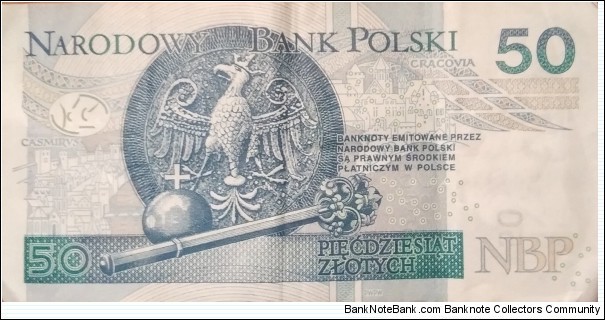 Banknote from Poland year 2017