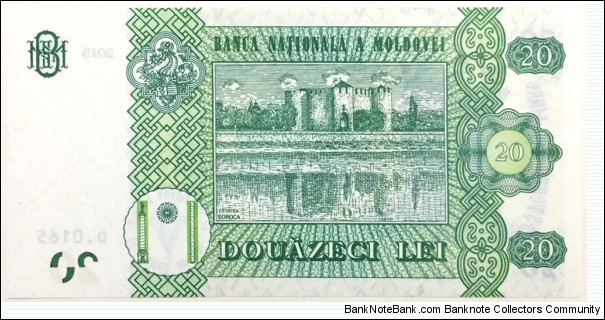 Banknote from Moldova year 2015