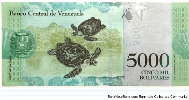 Banknote from Venezuela year 2017