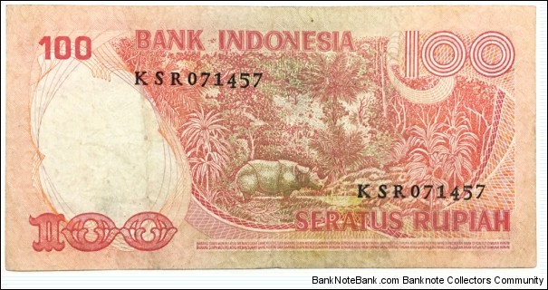 Banknote from Indonesia year 1977