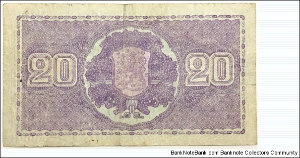 Banknote from Finland year 1939