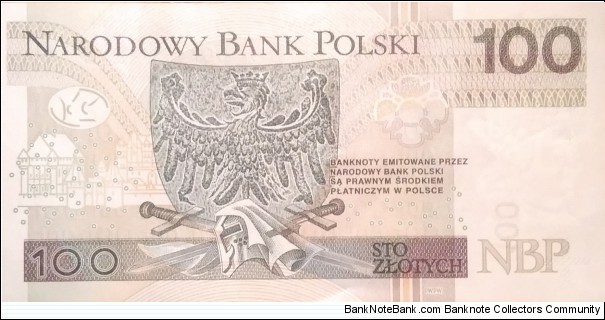 Banknote from Poland year 2018