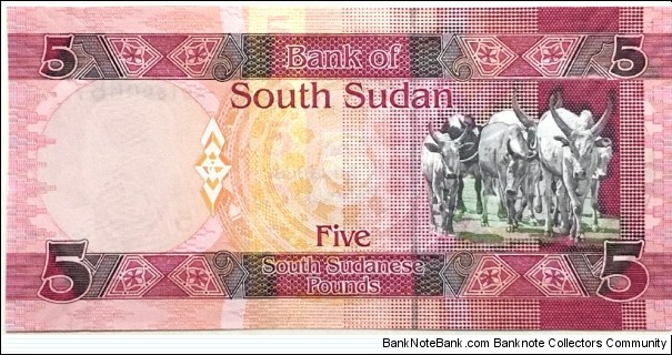 Banknote from Sudan year 2015