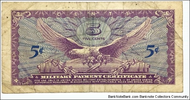 Banknote from USA year 1965