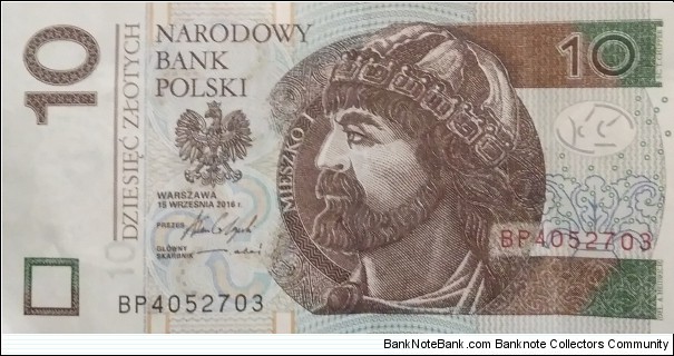 Poland 10 Złotych
BP 4052703 Banknote