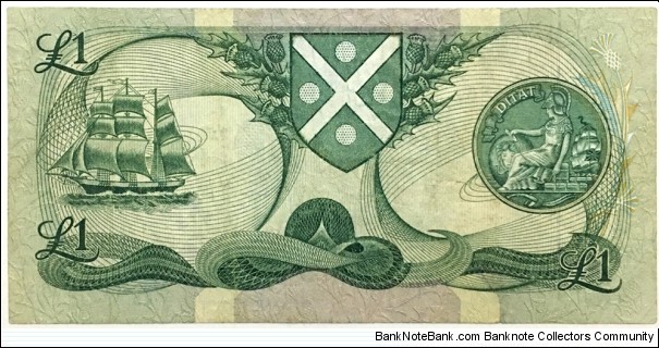 Banknote from Scotland year 1984