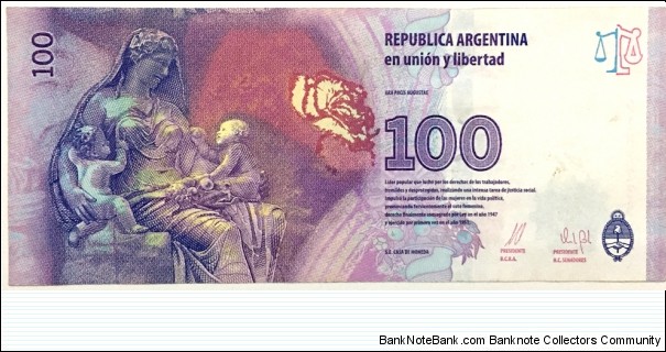 Banknote from Argentina year 2012