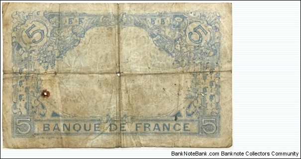 Banknote from France year 1916