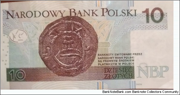 Banknote from Poland year 2016