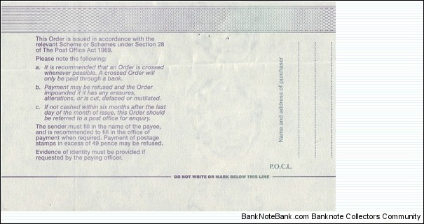 Banknote from United Kingdom year 1999