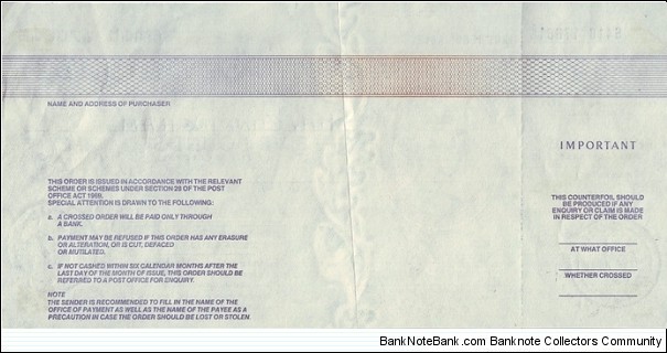 Banknote from United Kingdom year 1989