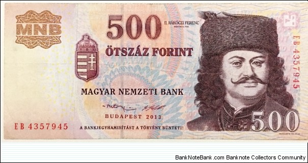 500 Forint Banknote