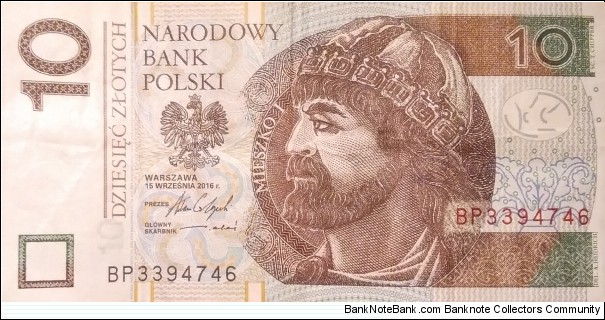 Poland 10 Złotych
BP 3394746 Banknote