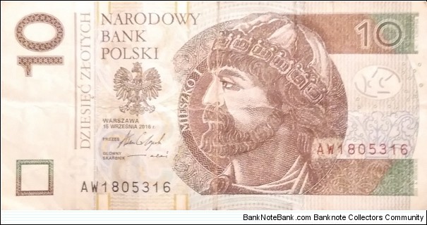 Poland 10 Złotych
AW 1805316 Banknote