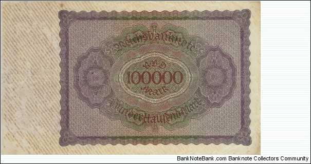 Banknote from Germany year 1923