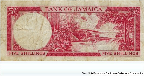 Banknote from Jamaica year 1964