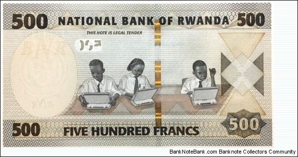 Banknote from Rwanda year 2019