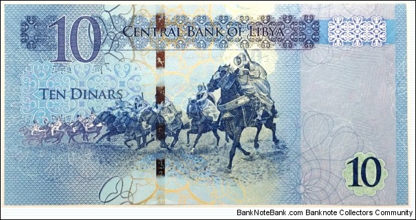 Banknote from Libya year 2015