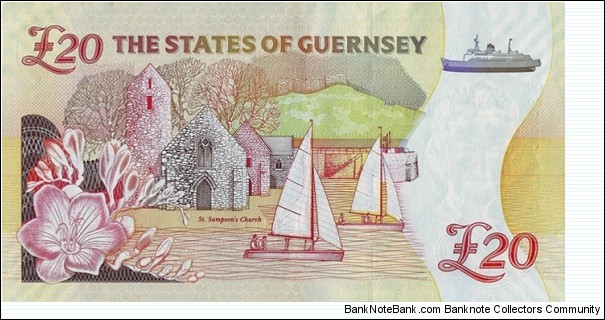 Banknote from Guernsey year 2012