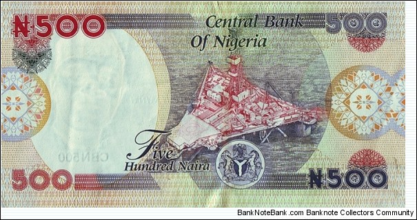 Banknote from Nigeria year 2002