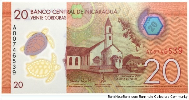 20 Cordobas Banknote