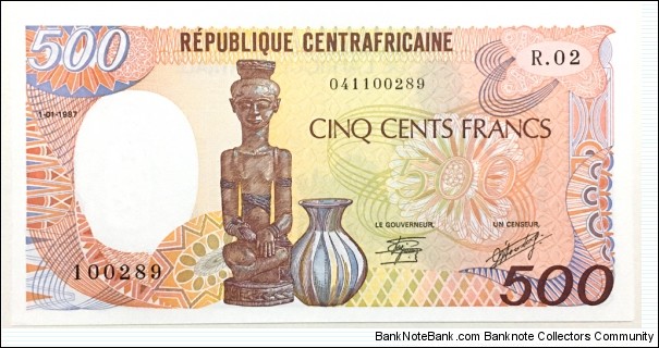 500 Francs Banknote