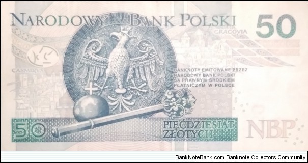 Banknote from Poland year 2012