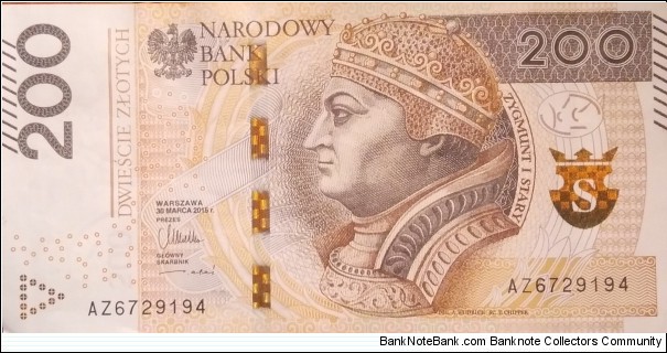 Poland 200 Złotych
AZ 6729194 Banknote