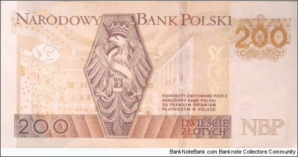 Banknote from Poland year 2015