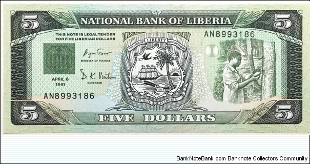 5 Dollars Banknote